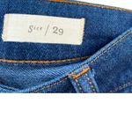 Anthropologie  Pilcro High-Rise Cropped Wide-Leg Jeans Snap Hem‎ Size 29 Photo 13