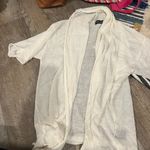 Isabella Rodriguez  small white sheer cardigan Photo 3