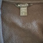 Athleta  Triumph Hybrid Half Zip Sweatshirt black size small Photo 3