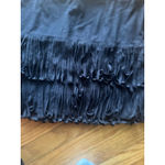 Hollister  Fringe Mini Skirt Women’s Faux Suede Western Boho Brown Festival Photo 1