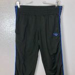 Pony black joggers side stripes basketball gym athletic sweatpants pockets Size L Photo 2