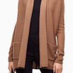 Babaton  Beekman Wool Cashmere Caramel open Cardigan size XS‎ Photo 0