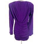 Ronny Kobo Mariana Draped Jersey Mini Dress NWT Sz M Purple Size M Photo 5