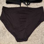 Xhilaration Black bikini  16w‎ top great and bottoms merona L Photo 4
