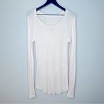 Lululemon Cabin Yogi Long Sleeve Pink Cashmere Blend Sweater Photo 4