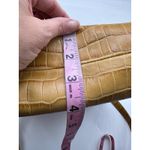 Madewell The Zip Top Transport Crossbody Bag Brown Embossed Crocodile Leather Photo 14