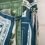 Farm Rio Contrasting Wrap Midi Skirt, Size S Photo 8