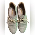 Paul Green  shimmering Lace-Up Flats, Size 4,Made in Austria Photo 5