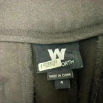 W By Worth Women Brown Dress Pants 4 Straight Leg Pockets Zipper Accent Photo 3