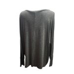 NEW DIRECTIONS STUDIO Women's Gray Long Sleeve Tie Front Top XL Photo 1