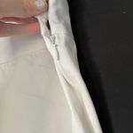 Lands' End Womens Fit 2 White Stretch Cotton Blend Pants Size 12 side zip Photo 2