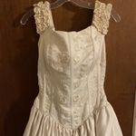 90s corset floral wedding dress Size 4 Photo 4