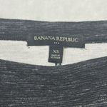 Banana Republic Womens XS Tunic Top Sweatshirt Space Dye 3/4 Sleeve Boat Neck Photo 3