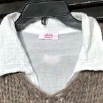 Cotton White Blouse & Wool Blend Sweater Italy M Size M Photo 2