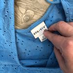 Ava & Viv  Size X short sleeve top with Lettuce Sleeves and tie back Photo 3