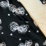 Lotus Flared Black and White Butterfly Print Tunic 1X Photo 2