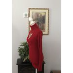 Grame XL Red Turtleneck Long Sleeve Knit Tunic Sweater Photo 2