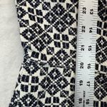 Tory Burch  Stencil Hourglass Dress A-Line‎ Geometric Print Career Cocktail Sz 10 Photo 3
