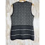 Gap Vintage  Sweater Vest Cardigan Womens Size M Preppy Wool Holiday Toggle 80's Photo 3