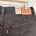 Levi's NWT‎ Levi’s 501 High Rise Button Fly Dark Wash Jean Shorts in Black Plus Size 32 Photo 8