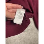 Ralph Lauren NWT Polo Cropped Oversized Longsleeve Polo Shirt Womens XL Burgundy Photo 9