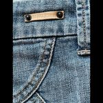 MNG Jeans Skirt Womens 6 Blue Denim Straight‎ Pencil Short Button Light Wash Photo 5