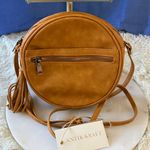 Antik Kraft NWT  Brown Round Crossbody Bag Photo 0