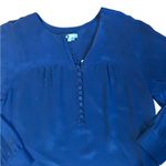 Vince  Navy Blue 100% Silk Shirt Dress Size Small Business Causal Quiet Luxury Photo 1