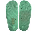 Lauren Lorraine Women's Green Rainbow Glitter Slide Sandals Size 7 Photo 3