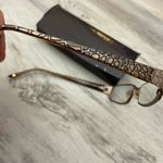 BCBGMAXAZRIA Animal Print on Sides Prescription Women’s Glasses in Original Case Photo 2