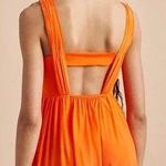 NWT La Ligne Vanessa Silk Scoop neck Open Back Midi Maxi Dress Orange S Photo 1