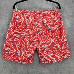 Crown & Ivy Pink Shark Fish Board Mesh Lined Swimwear Pants Shorts M Medium Photo 1