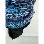 Miracle Suit One Piece Swimsuit Women Large Blue Animal Print Resortwear Beach Photo 5