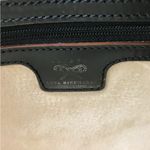 ANYA HINDMARCH Italian Leather Bow Handbag Tote Black Clasic Luxury Designer Y2K Photo 12