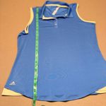 Adidas  Blue and Yellow Performance Tank Top Photo 4
