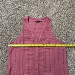 prAna  mauve pink button down sleeveless tank top size S Photo 7