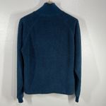 KAVU  Fleece Pullover‎ Quarter Zip Sherpa Jacket Outdoor Cozy Blue Large Travel Photo 6