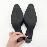 Naturalizer Womens Hydrant Mules 7.5 Buckle Pumps Leather Minimal Timeless Chic Photo 5