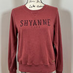 Shyanne Life Sweatshirt Crew Neck Long Sleeve Red Size Medium Photo 0