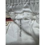 Ci Sono  Linen Collection White Shorts XL‎ Drawstring Elastic Waist Pockets Photo 4