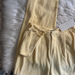 AYA MUSE Aero Pants In Vanilla Cream Yellow Photo 7