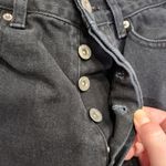 PacSun Playboy by Button Fly Crop Jeans Slim Fit Bunny Rhinestone Black Size 26 Photo 5