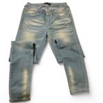 Wall Flower Women’s Stylish Faded Skinny Jeans Photo 4