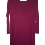 Tiana B Hooded Sweater Dress Size Large Red Photo 0