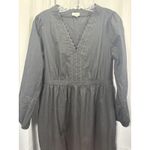 J.Crew Dress Womens Small Black V Photo 2