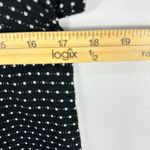 Maeve Dress Women Small Black White Dot Print Short Sleeve Mini Cottagecore Mod Photo 4