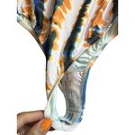 ZARA  Tie Dye Blue Orange Bodysuit Size Small NEW NWT Photo 7