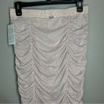 For Love & Lemons NEW x VS All That Glitters pink midi ruched skirt size medium Photo 7