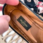 Valentino Garavani Butterfly-Embroidered Fabric Espadrilles in Black/Multi EU 36 Photo 6