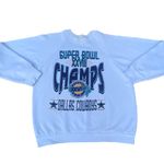 NFL Rare Vintage 90s Dallas Cowboys Champions White Graphic Crewneck Sweater Photo 0
